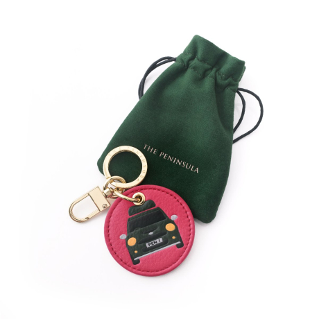香港半島Mini Cooper皮革鑰匙扣