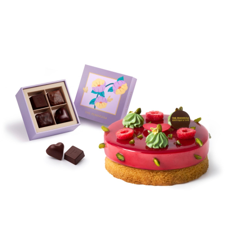 Love You Mum - Cake and Praline Gift Set